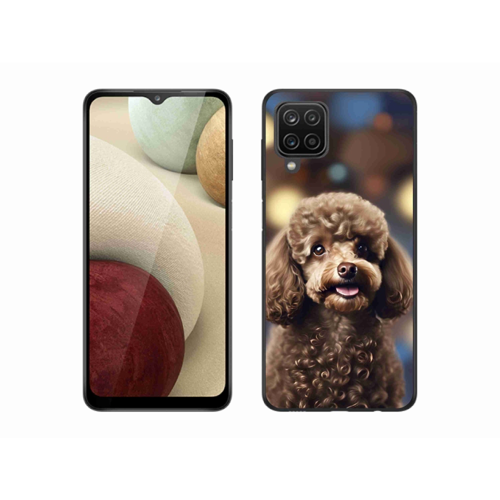 Gélový kryt mmCase na Samsung Galaxy A12 - roztomilý pudel