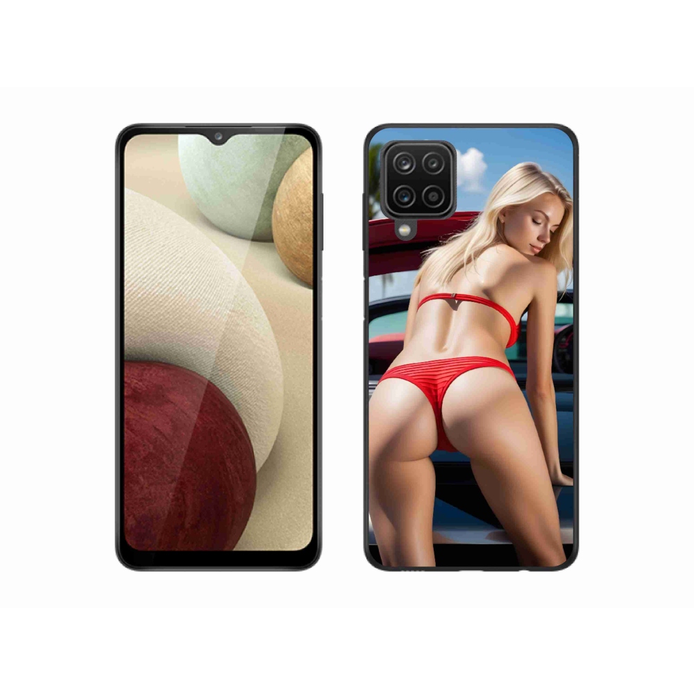 Gélový kryt mmCase Samsung Galaxy A12 - sexy žena 2