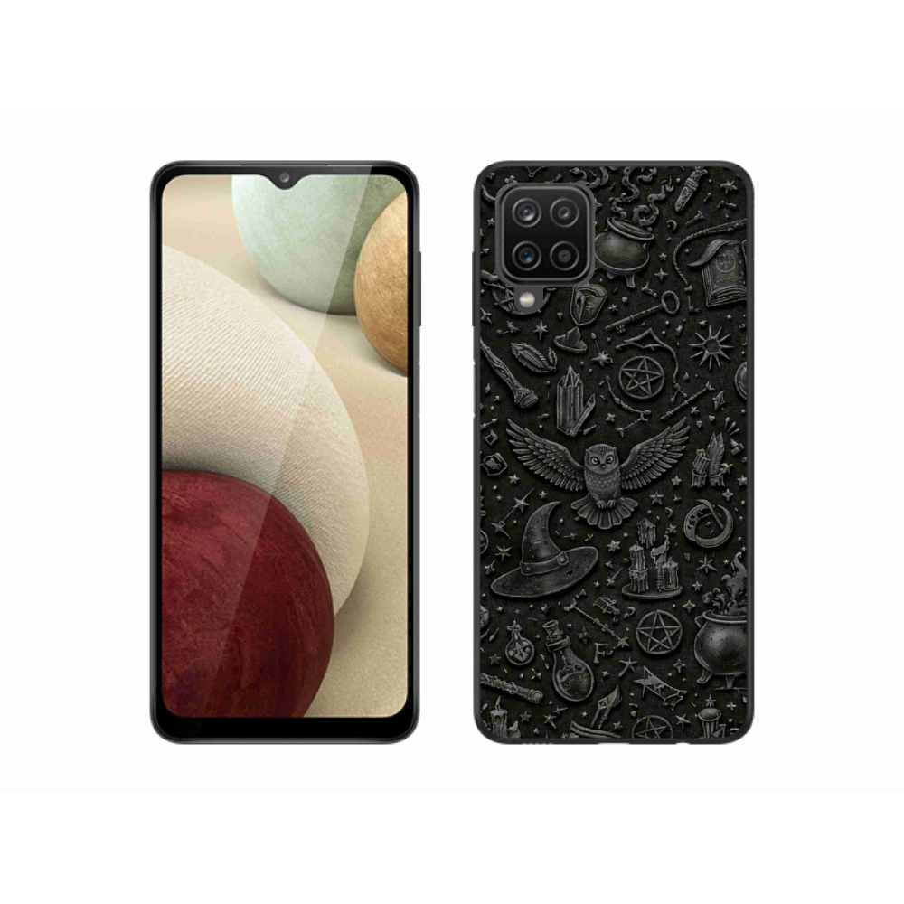 Gélový kryt mmCase na Samsung Galaxy A12 - tmavý magický svet