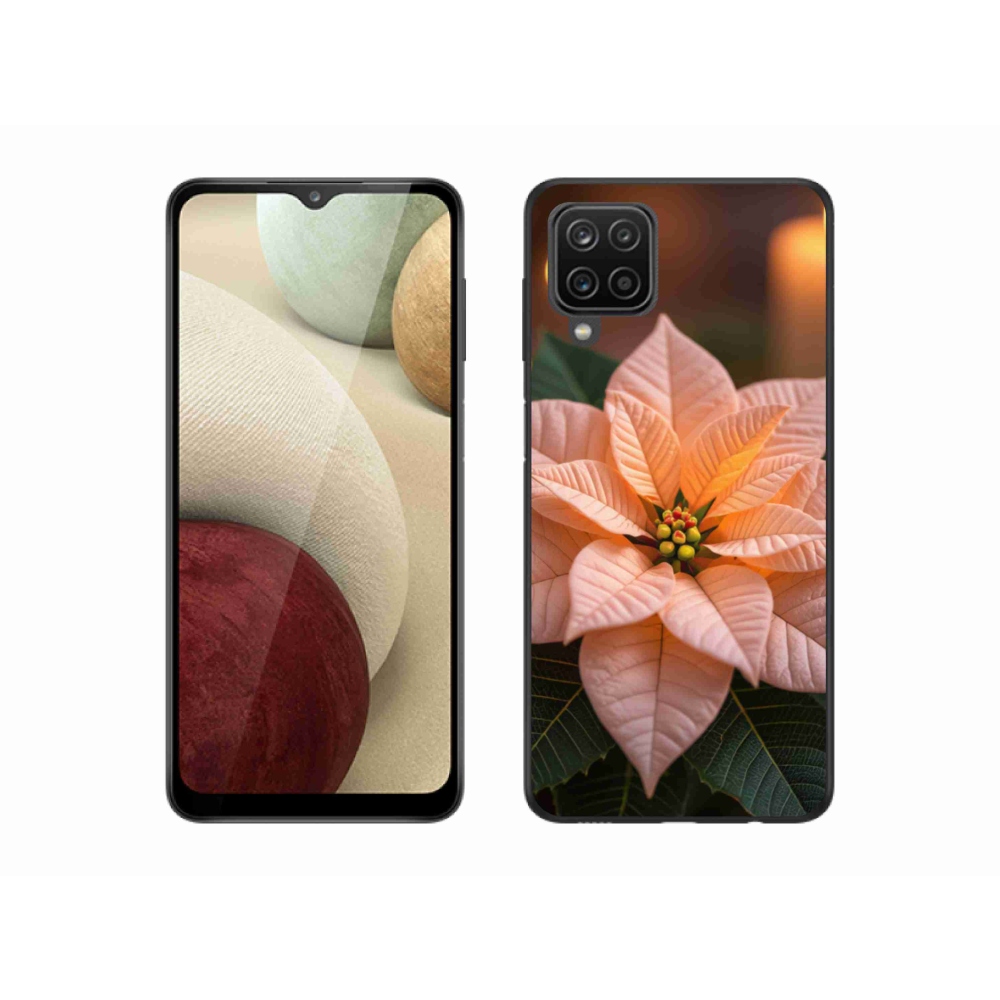 Gélový kryt mmCase na Samsung Galaxy A12 - vianočná hviezda