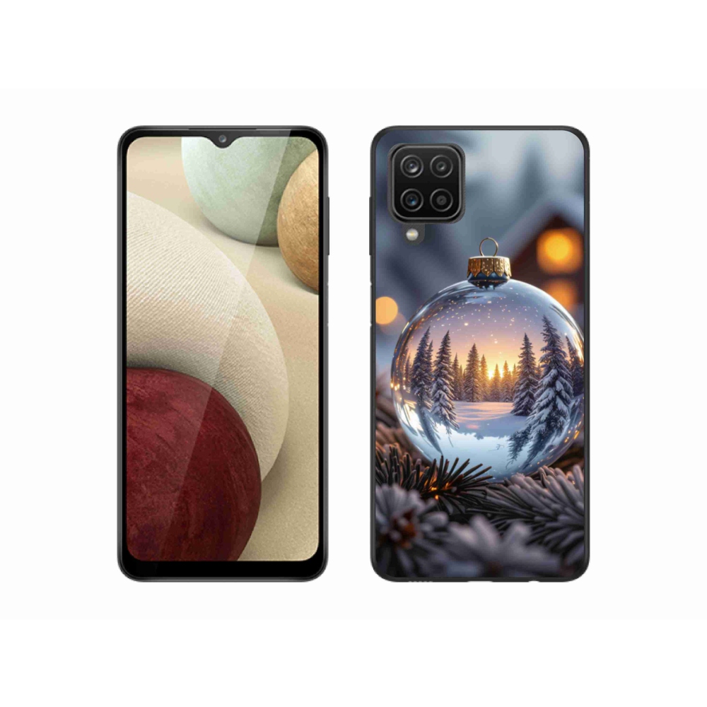 Gélový kryt mmCase na Samsung Galaxy A12 - vianočná ozdoba