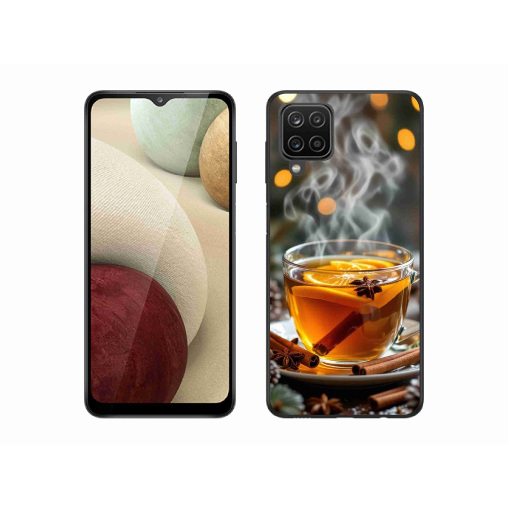 Gélový kryt mmCase na Samsung Galaxy A12 - vianočný punč