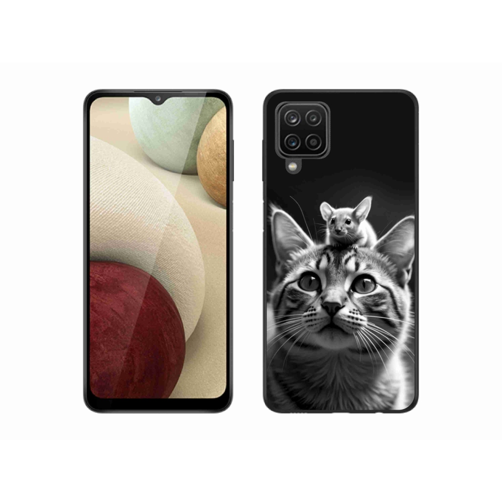 Gélový kryt mmCase na Samsung Galaxy A12 - zvieracie priateľstvo 2