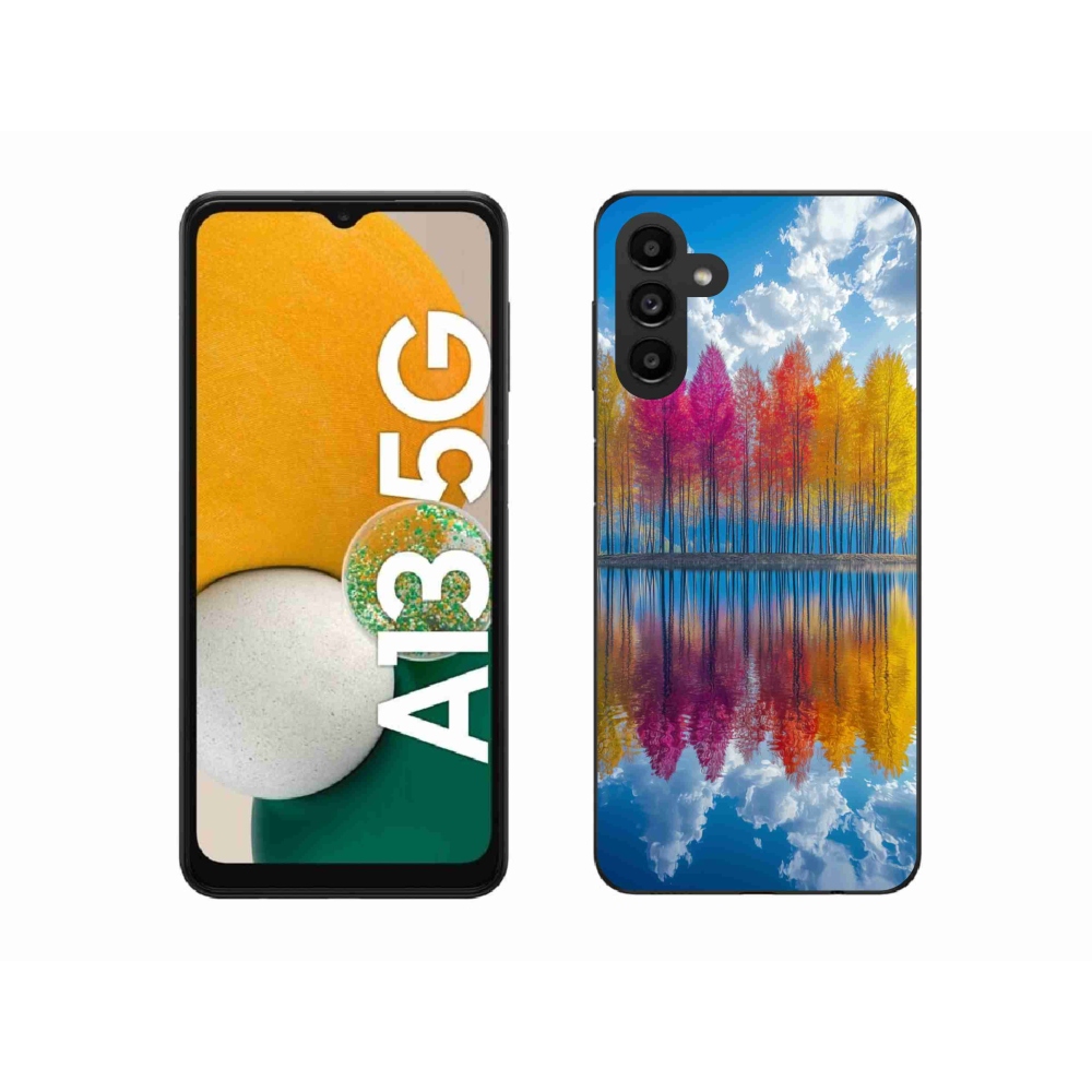 Gélový kryt mmCase na Samsung Galaxy A13 5G - farebné stromy