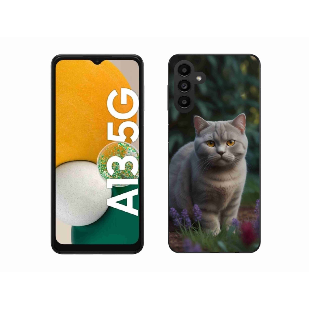 Gélový kryt mmCase na Samsung Galaxy A13 5G - britská mačka