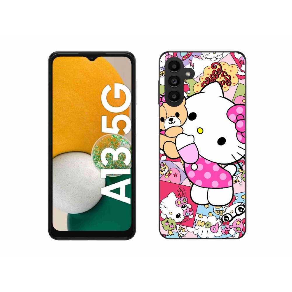 Gélový kryt mmCase na Samsung Galaxy A13 5G - cute kitty