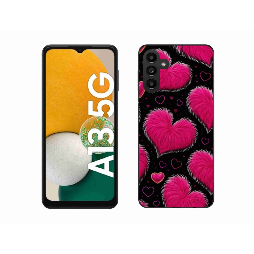 Gélový kryt mmCase na Samsung Galaxy A13 5G - hebké srdce