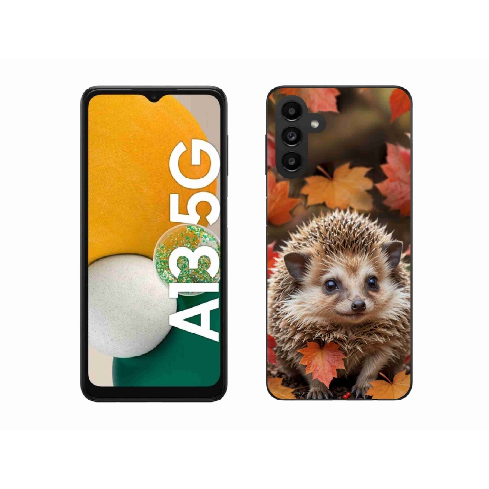 Gélový kryt mmCase na Samsung Galaxy A13 5G - ježko v lístia
