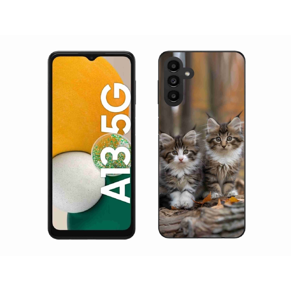 Gélový kryt mmCase na Samsung Galaxy A13 5G - mačacie duo 3