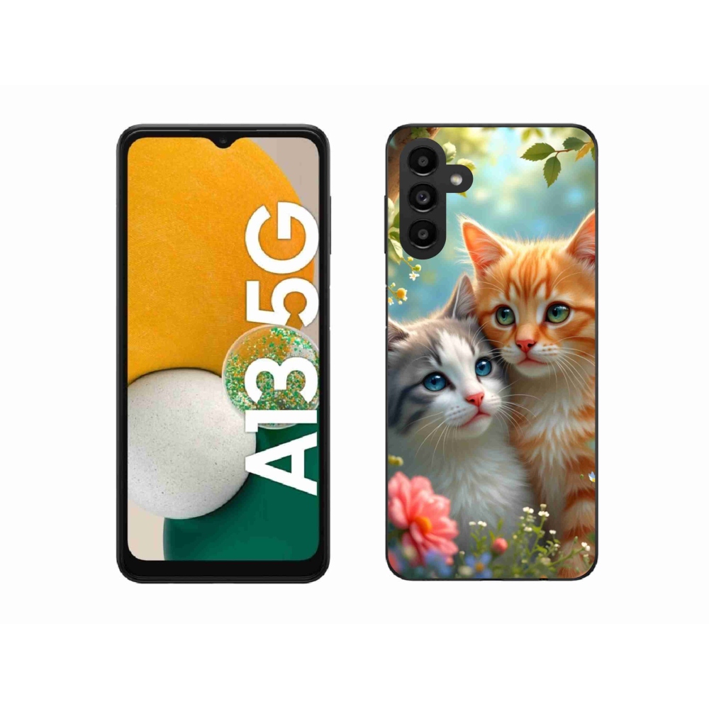 Gélový kryt mmCase na Samsung Galaxy A13 5G - mačacia láska 2
