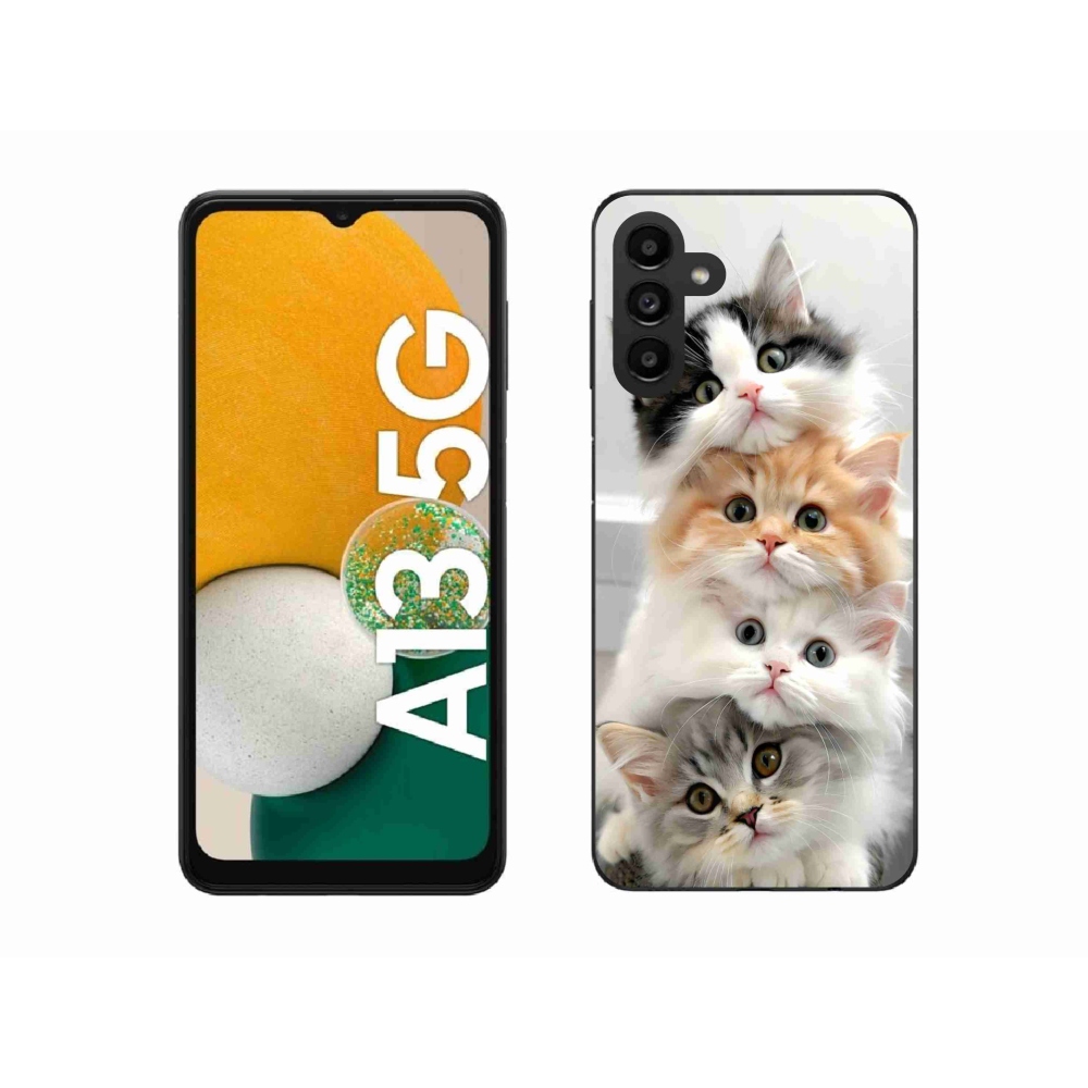 Gélový kryt mmCase na Samsung Galaxy A13 5G - mačacia partia