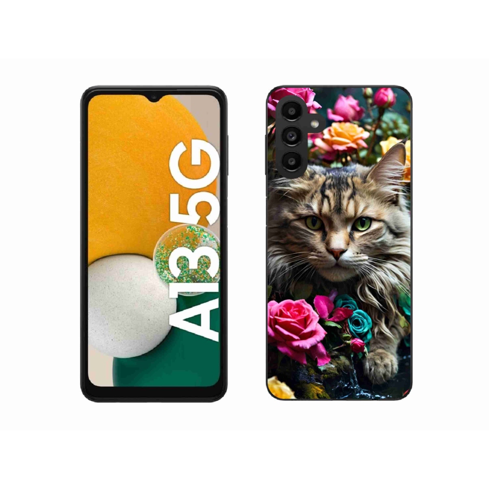 Gélový kryt mmCase na Samsung Galaxy A13 5G - mačacie pohľad 2