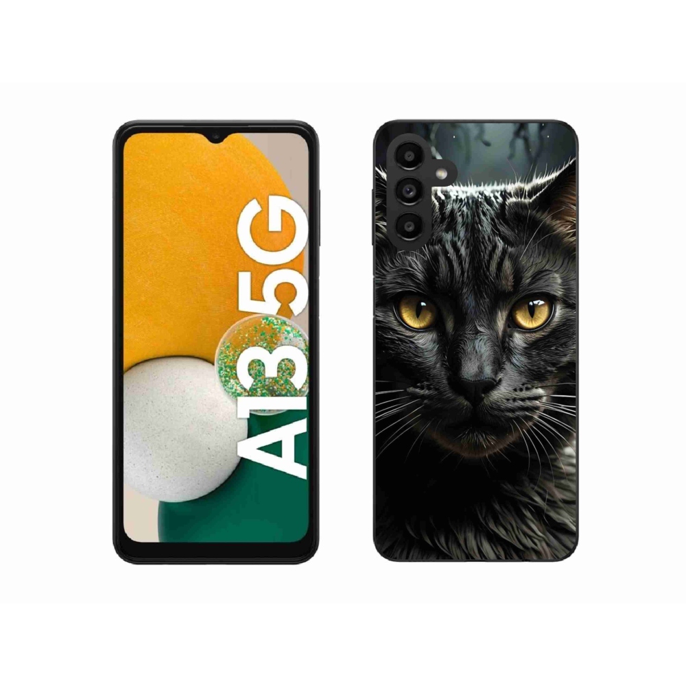 Gélový kryt mmCase na Samsung Galaxy A13 5G - mačacie pohľad 3