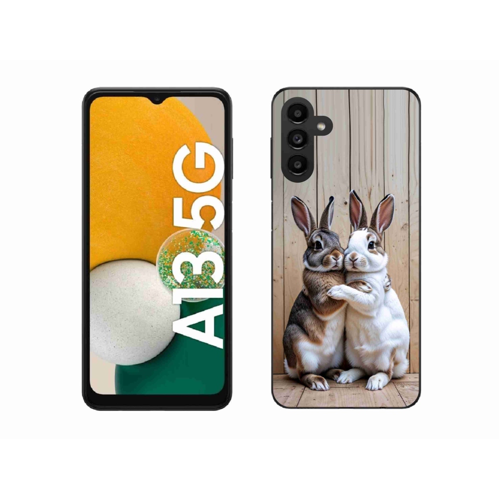 Gélový kryt mmCase na Samsung Galaxy A13 5G - králičie pár