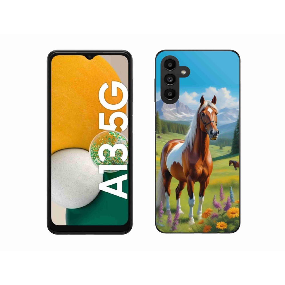 Gélový kryt mmCase na Samsung Galaxy A13 5G - kôň na lúke