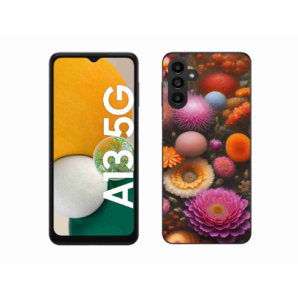 Gélový kryt mmCase na Samsung Galaxy A13 5G - kvetinová kompozícia