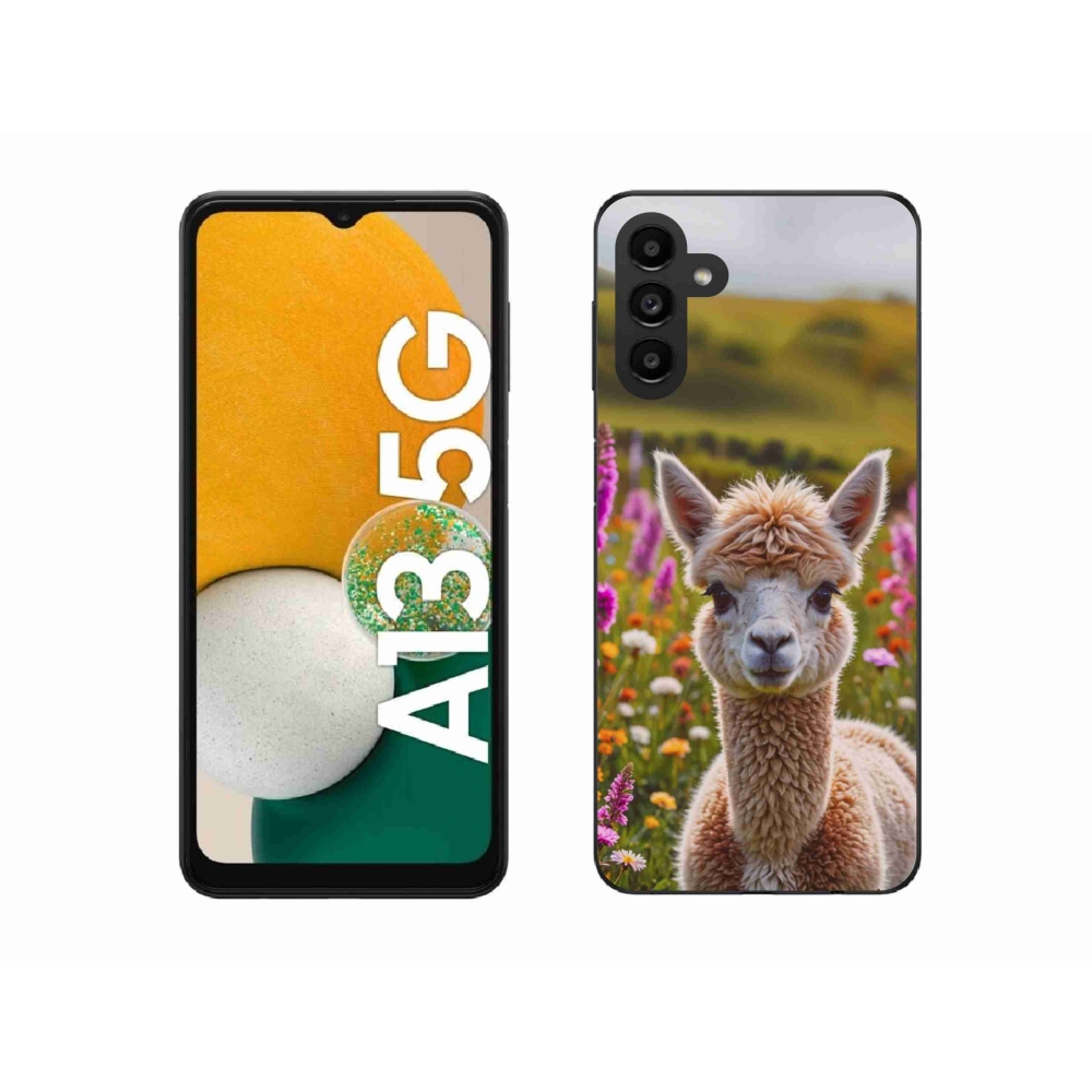Gélový kryt mmCase na Samsung Galaxy A13 5G - lama na lúke