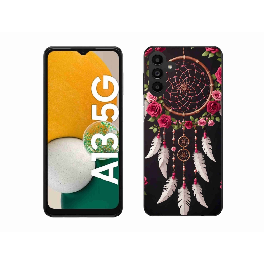 Gélový kryt mmCase na Samsung Galaxy A13 5G - lapač snov s ružami