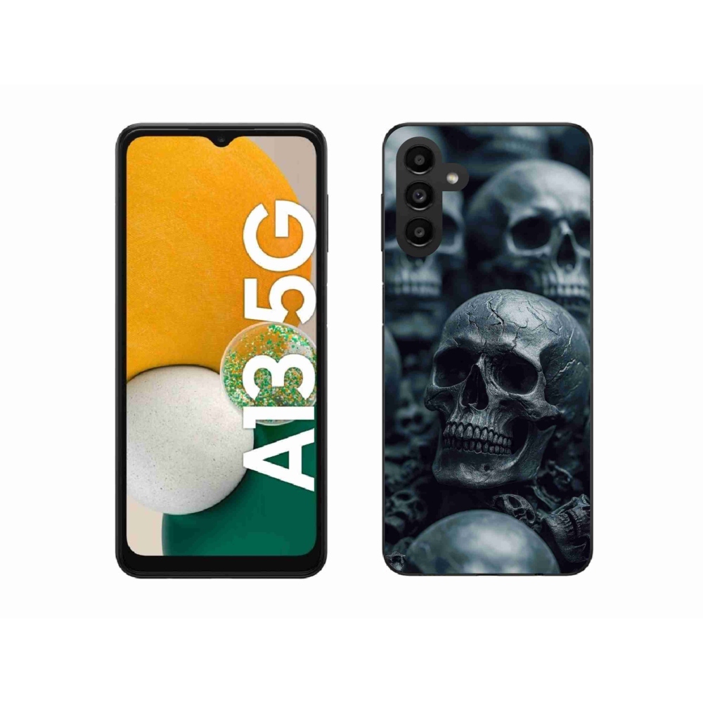 Gélový kryt mmCase na Samsung Galaxy A13 5G - lebka 2