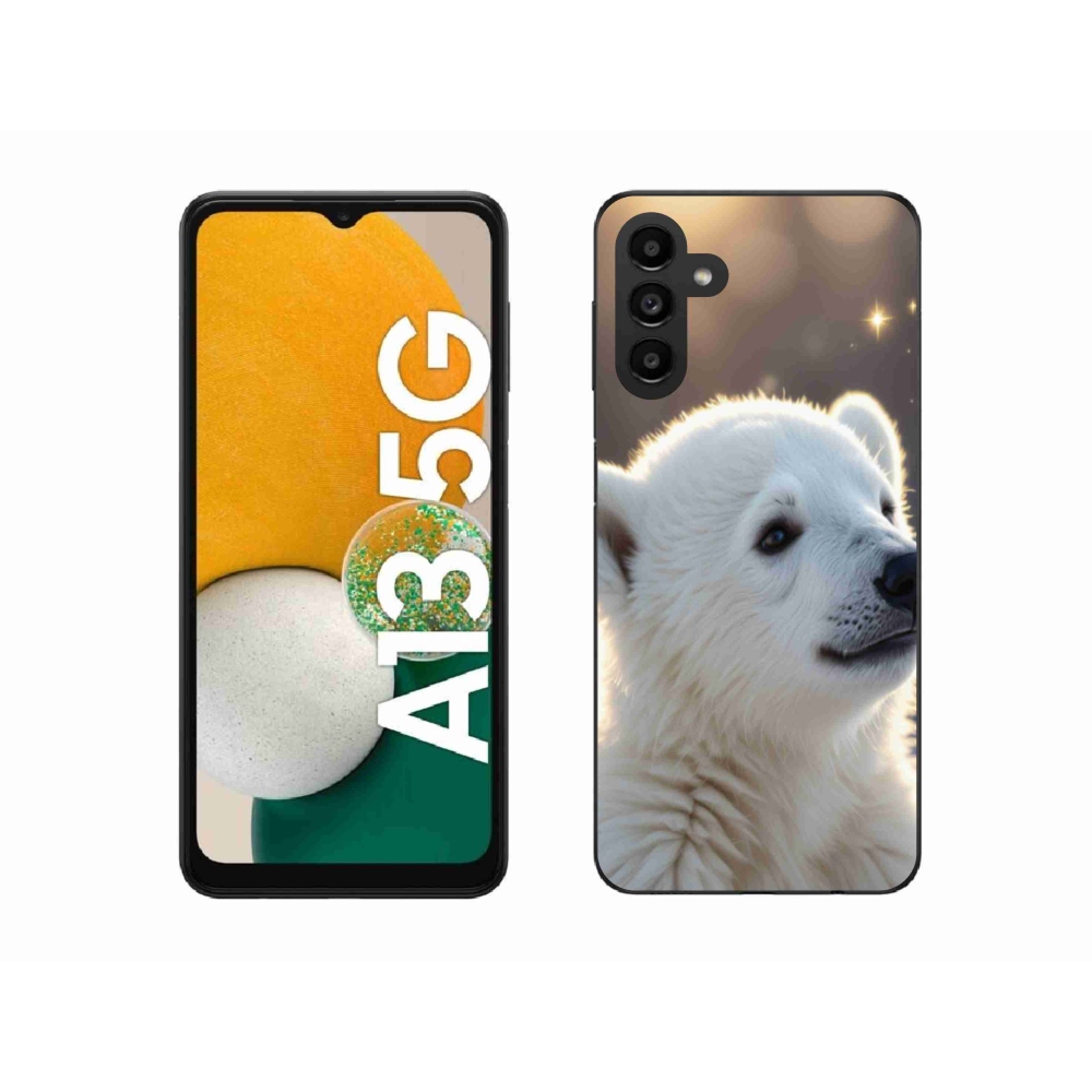 Gélový kryt mmCase na Samsung Galaxy A13 5G - ľadový medveď