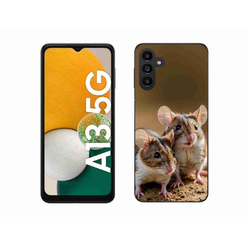 Gélový kryt mmCase na Samsung Galaxy A13 5G - myší duo