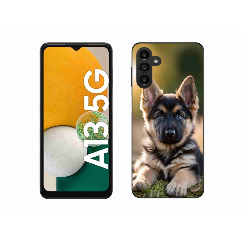 Gélový kryt mmCase na Samsung Galaxy A13 5G - nemecký ovčiak v prírode