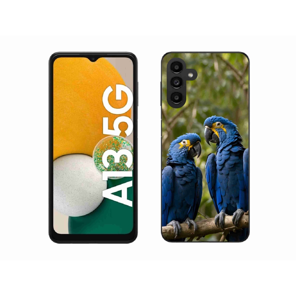 Gélový kryt mmCase na Samsung Galaxy A13 5G - papagájové duo