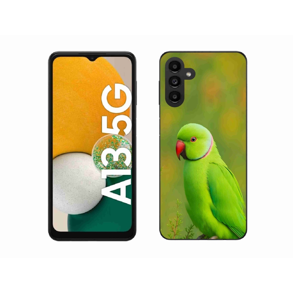 Gélový kryt mmCase na Samsung Galaxy A13 5G - papagáj alexander 2