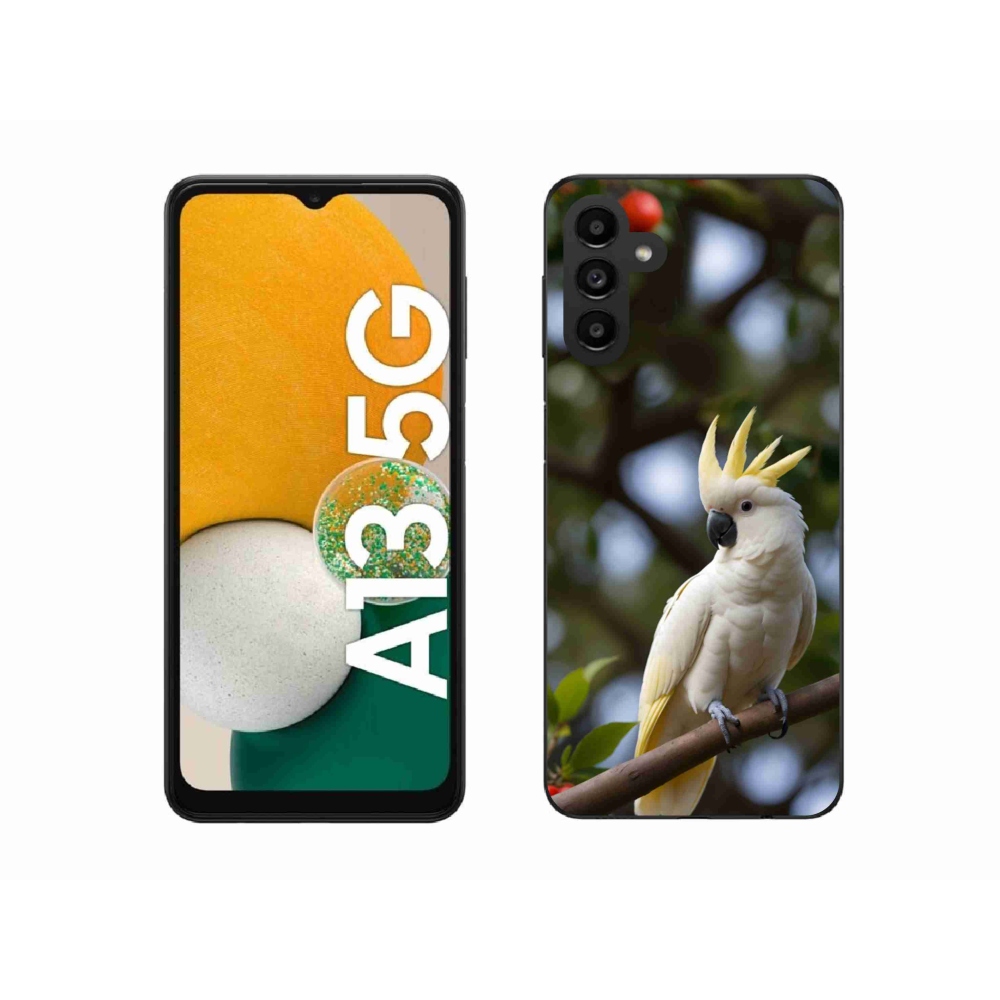 Gélový kryt mmCase na Samsung Galaxy A13 5G - papagáj kakadu 3