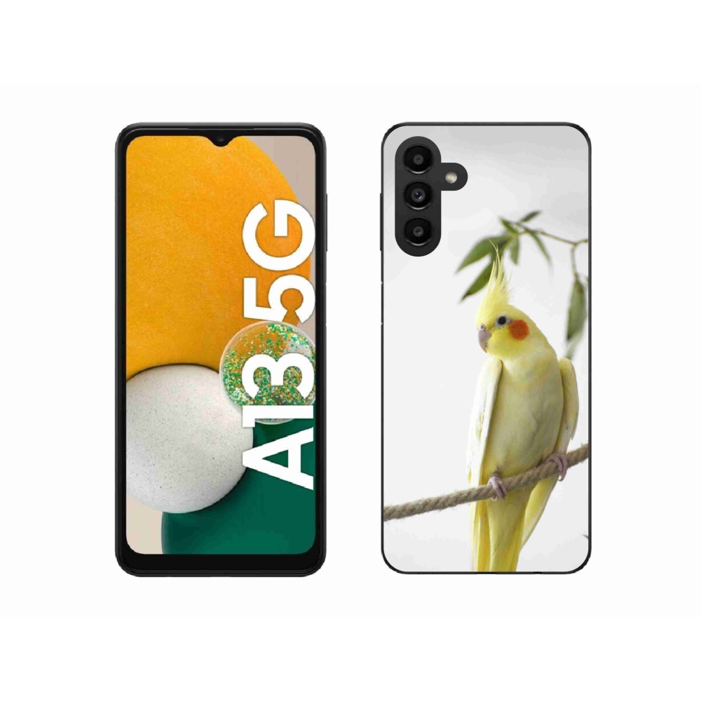 Gélový kryt mmCase na Samsung Galaxy A13 5G - papagáj korela chocholatá
