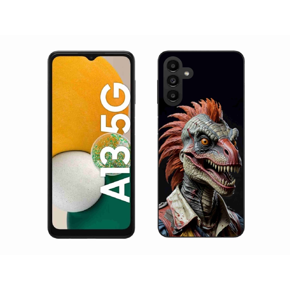Gélový kryt mmCase na Samsung Galaxy A13 5G - punk dinosaurus