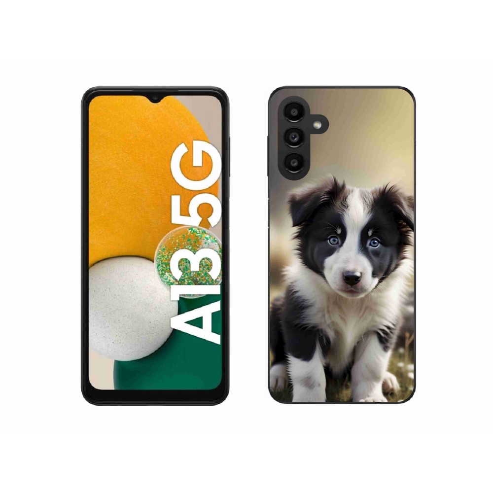 Gélový kryt mmCase na Samsung Galaxy A13 5G - roztomilá border kólia