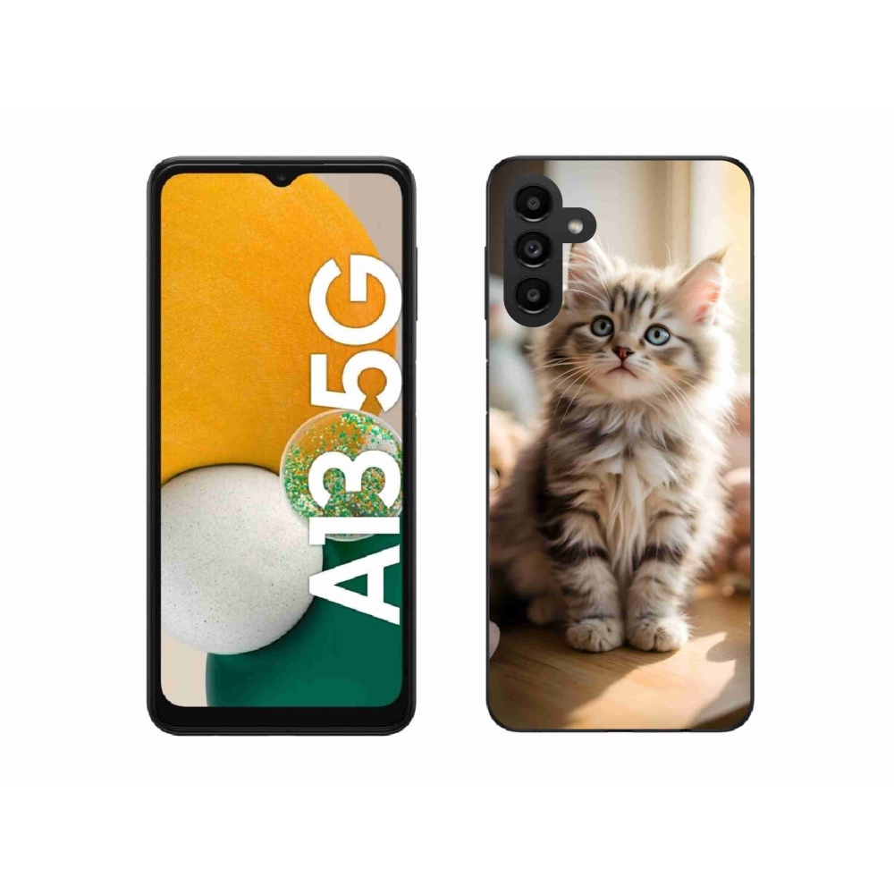 Gélový kryt mmCase na Samsung Galaxy A13 5G - roztomilé mačiatko 10