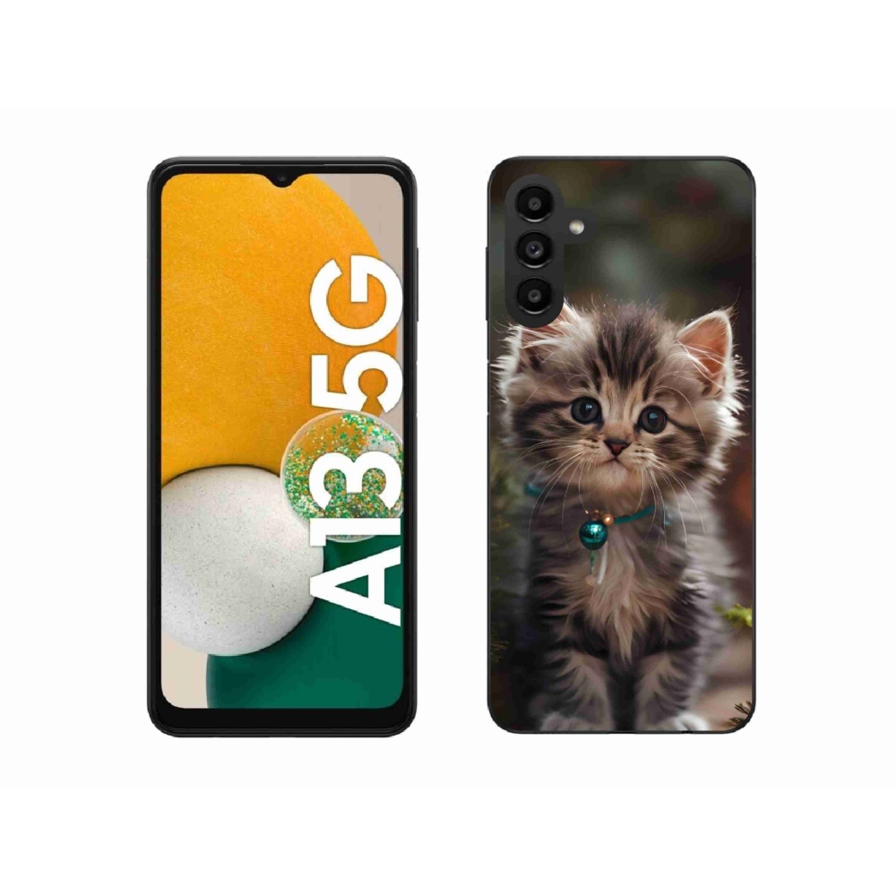 Gélový kryt mmCase na Samsung Galaxy A13 5G - roztomilé mačiatko 11
