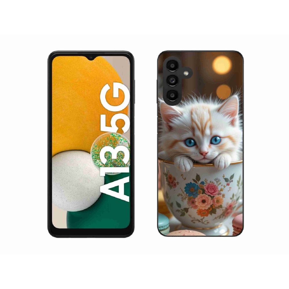 Gélový kryt mmCase na Samsung Galaxy A13 5G - roztomilé mačiatko 6