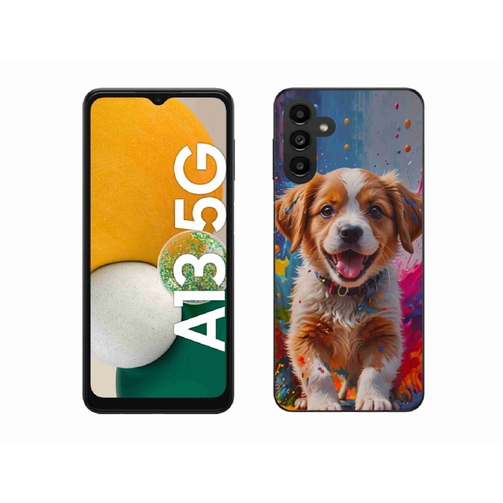 Gélový kryt mmCase na Samsung Galaxy A13 5G - roztomilé šteňa 3
