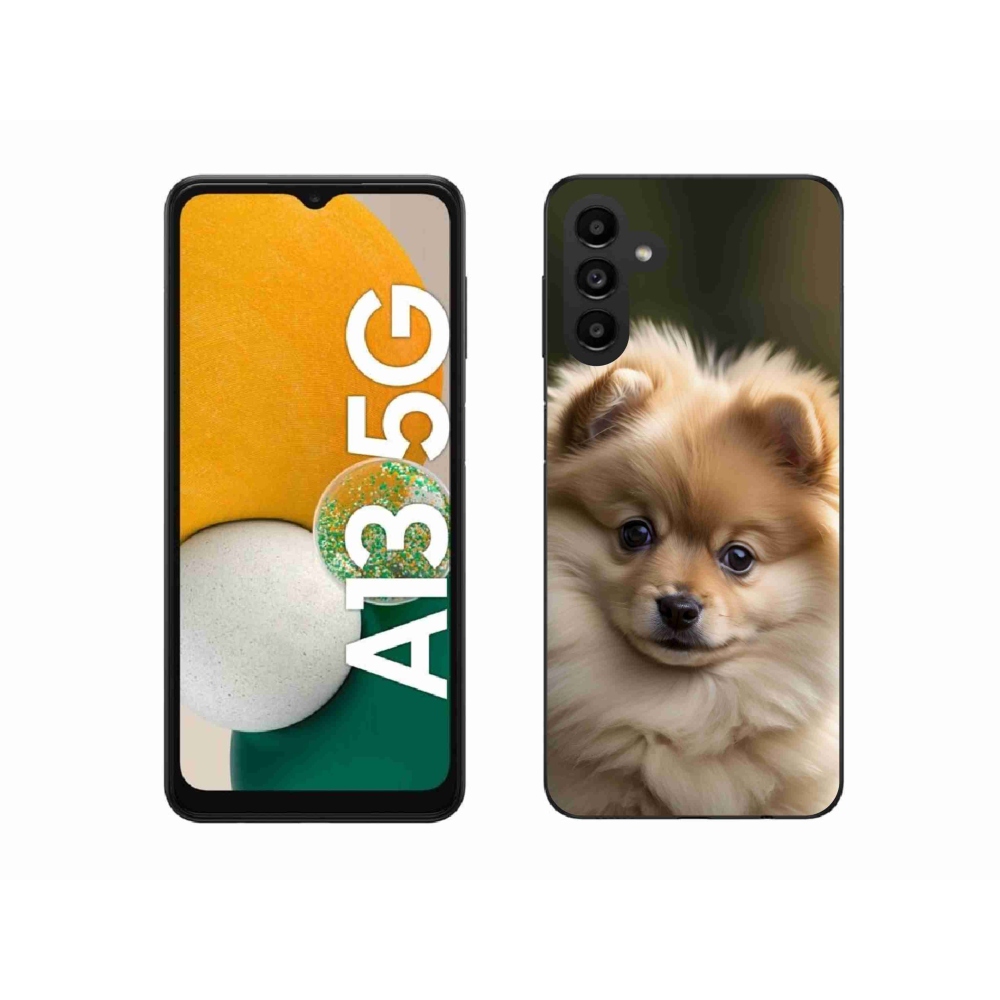 Gélový kryt mmCase na Samsung Galaxy A13 5G - roztomilý pomeranian 2