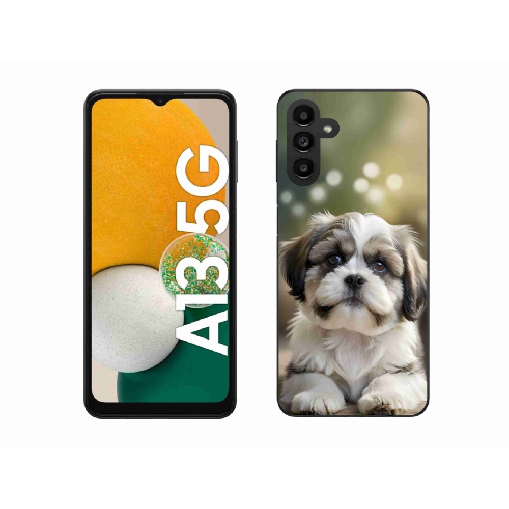 Gélový kryt mmCase na Samsung Galaxy A13 5G - roztomilý shih-tzu