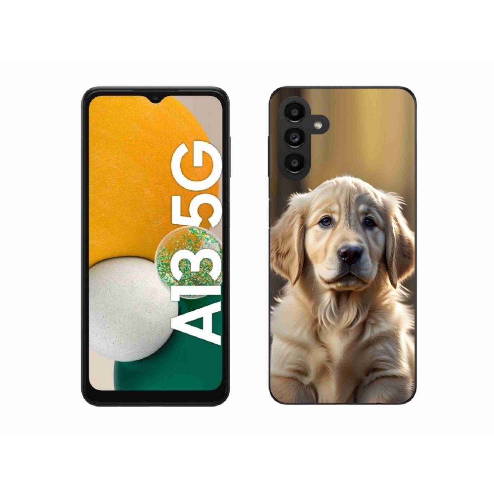 Gélový kryt mmCase na Samsung Galaxy A13 5G - roztomilý zlatý retriever