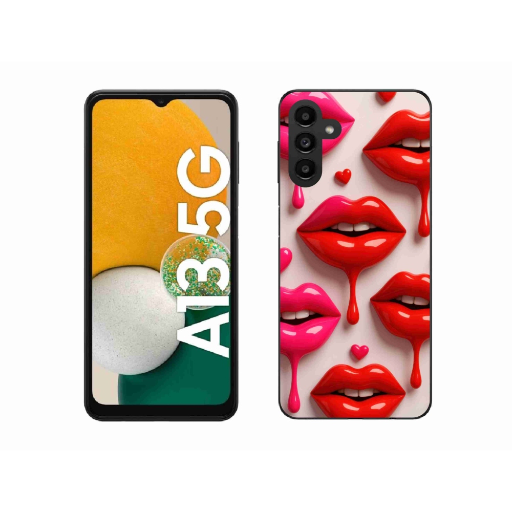 Gélový kryt mmCase na Samsung Galaxy A13 5G - pery 2