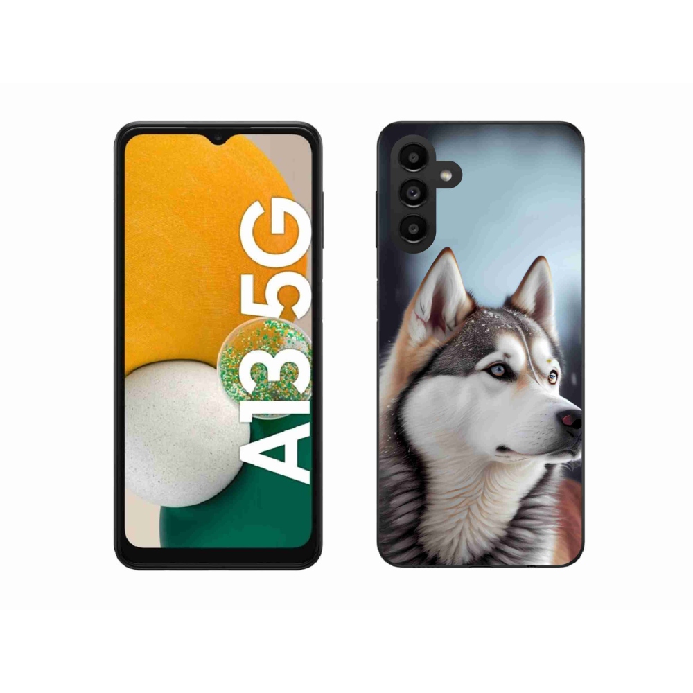 Gélový kryt mmCase na Samsung Galaxy A13 5G - sibírsky husky