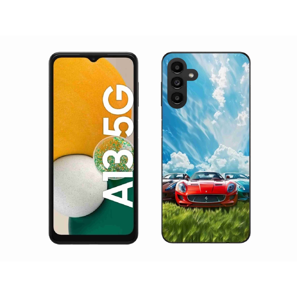 Gélový kryt mmCase na Samsung Galaxy A13 5G - športové vozidlá