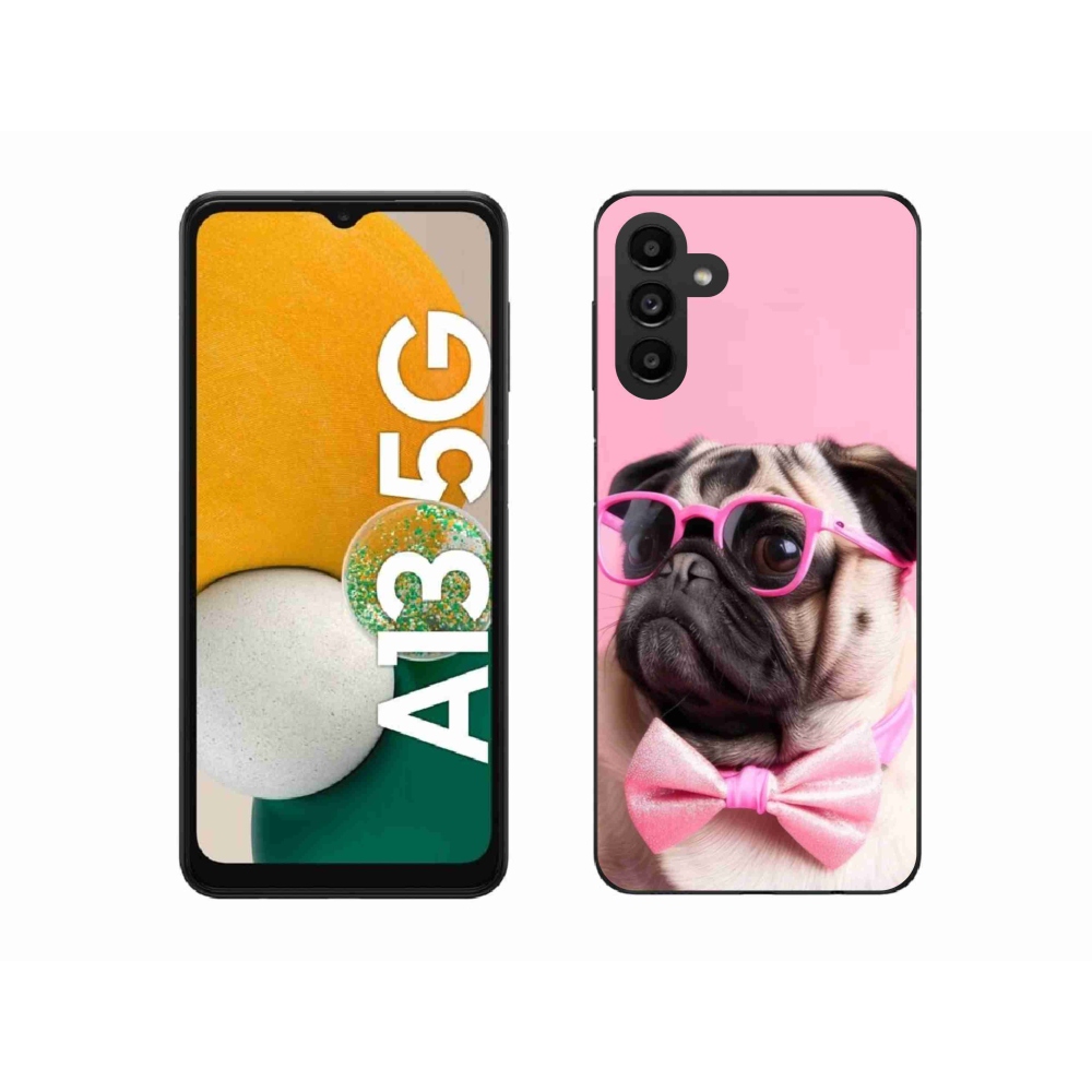 Gélový kryt mmCase na Samsung Galaxy A13 5G - štýlový mops