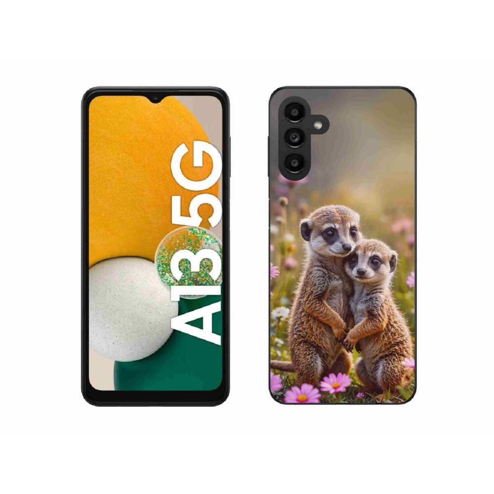 Gélový kryt mmCase na Samsung Galaxy A13 5G - surikatí duo