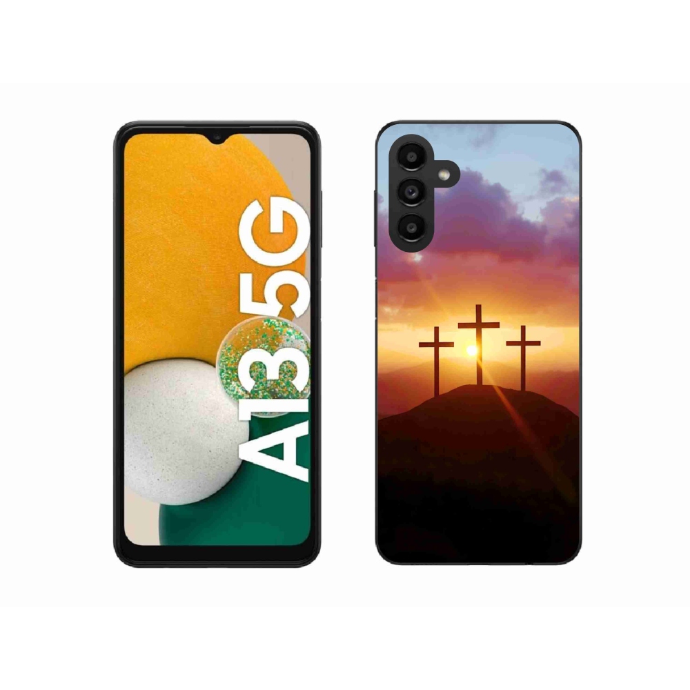 Gélový kryt mmCase na Samsung Galaxy A13 5G - tri kríža
