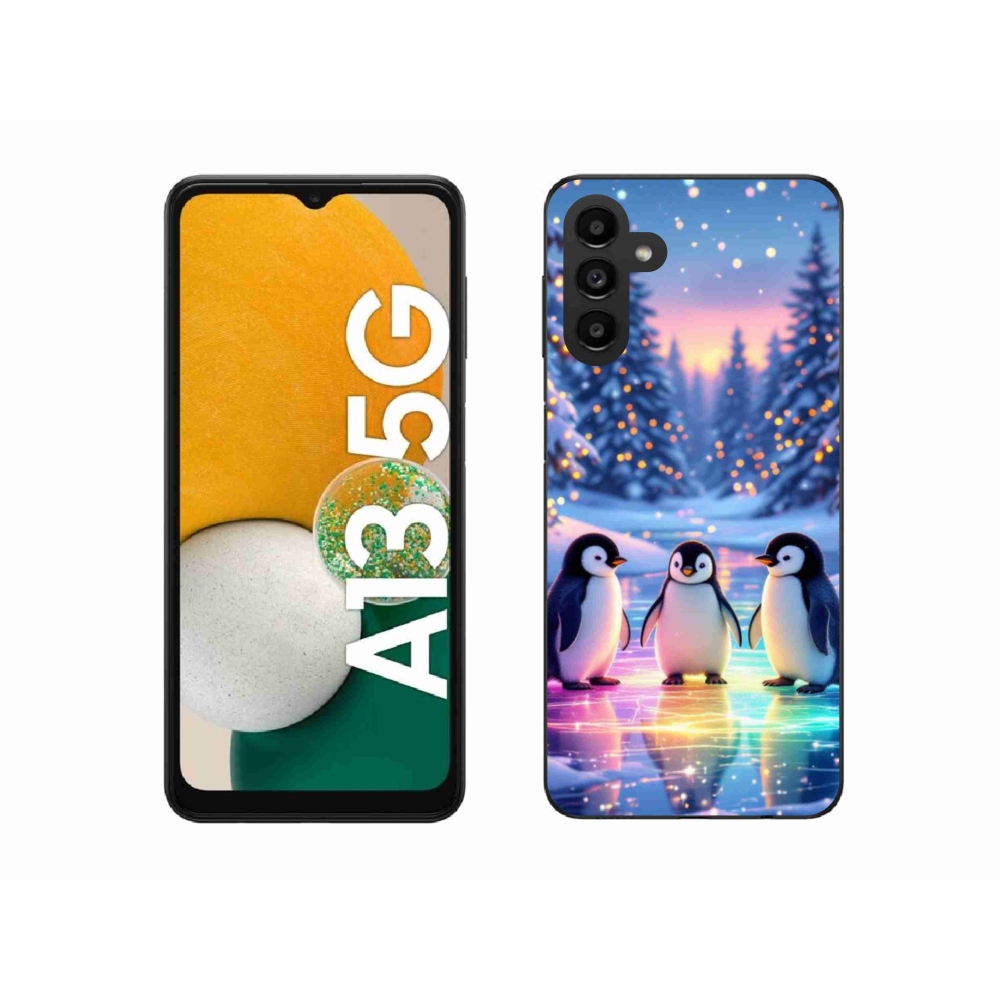 Gélový kryt mmCase na Samsung Galaxy A13 5G - tučniaky
