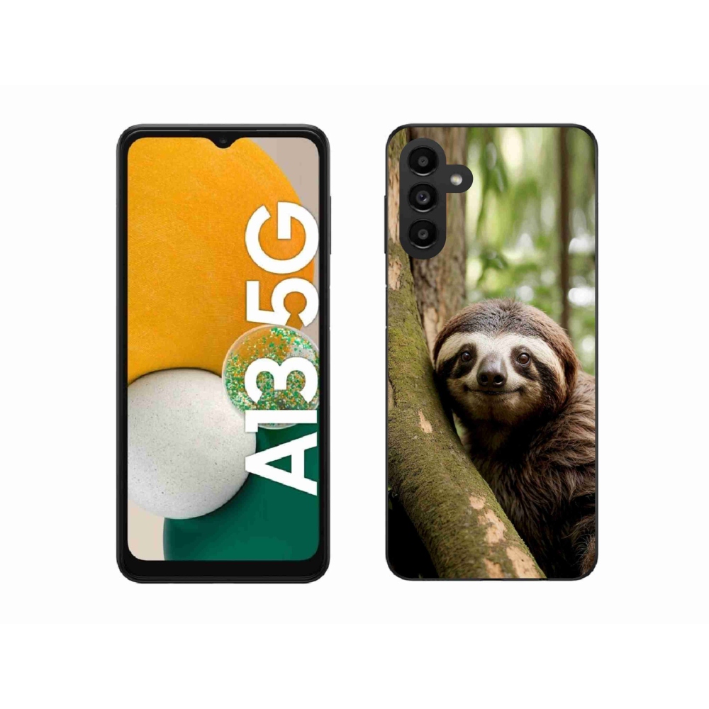 Gélový kryt mmCase na Samsung Galaxy A13 5G - usmievavý leňochod