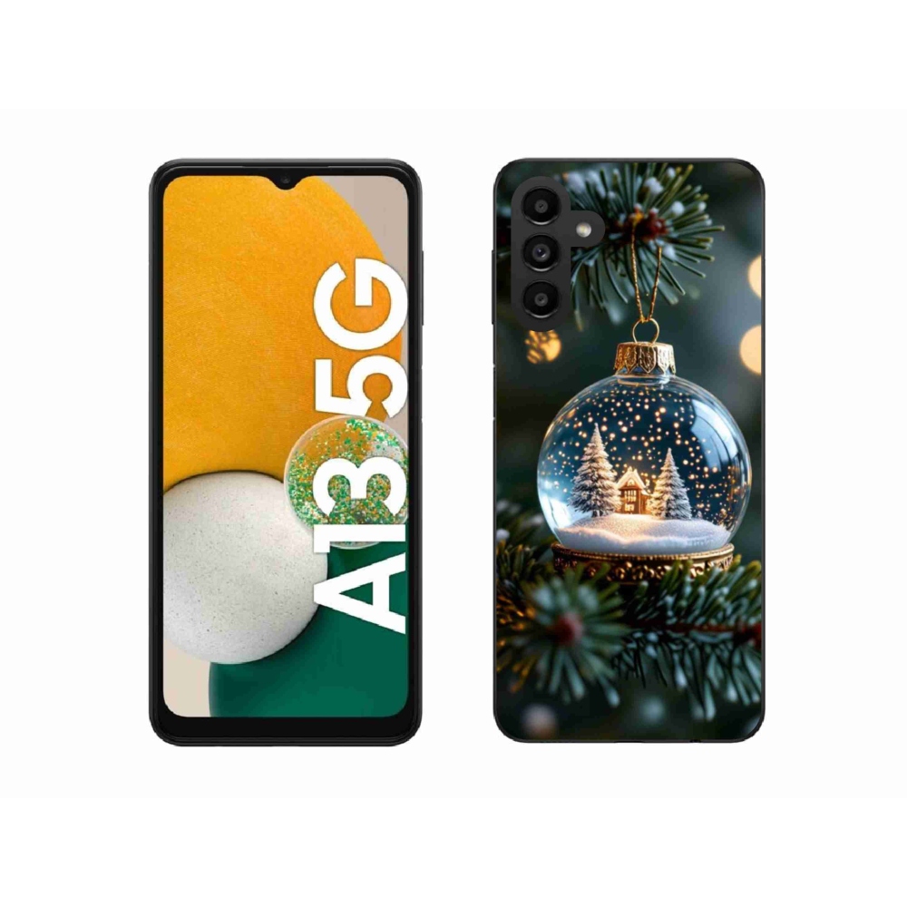 Gélový kryt mmCase na Samsung Galaxy A13 5G - vianočné gule 2