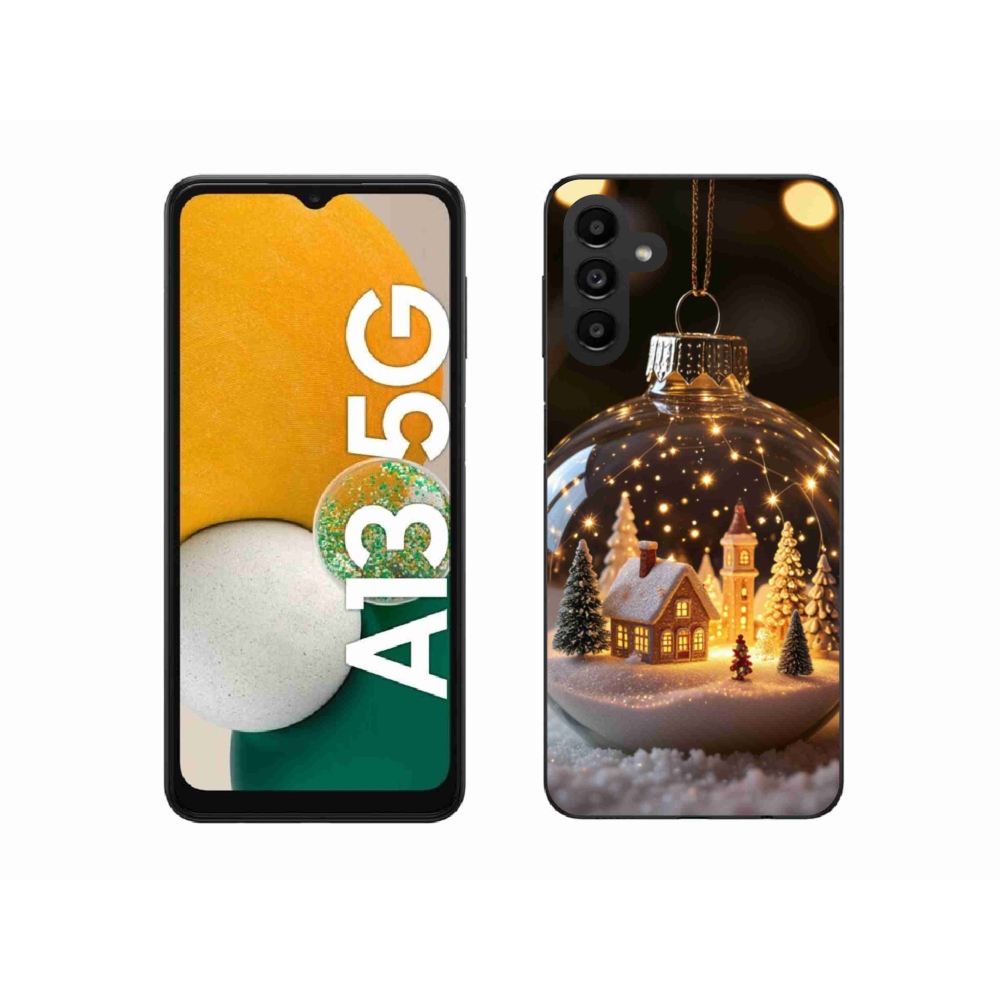 Gélový kryt mmCase na Samsung Galaxy A13 5G - vianočné gule 3