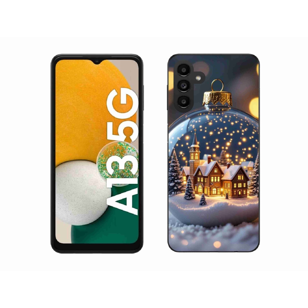 Gélový kryt mmCase na Samsung Galaxy A13 5G - vianočné gule 4